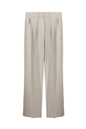 Beige trousers in virgin wool and linen PT TORINO | CDVSFKZ00STDSD810020